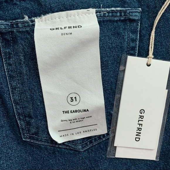 NWT GRLFRND Karolina Ankle Jeans in Rather Have You Sz 31 - Picture 9 of 13